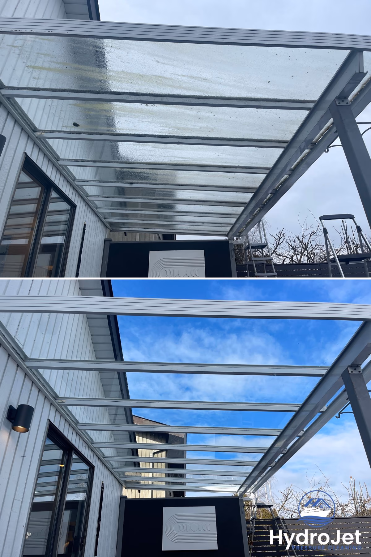 Original HydroJet exterior cleaning project